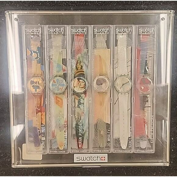 Swatch Artpack4 Watch Set with the TICKING BRAIN GK247 by Jo Whaley - Picture 2 of 16